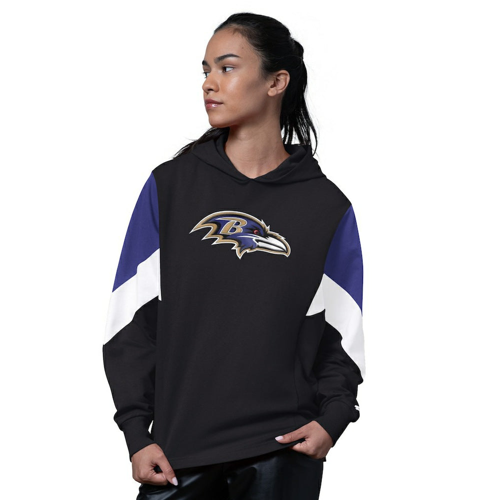 Baltimore Ravens Starter Women's Scrimmage Hoodie - Black - NFL