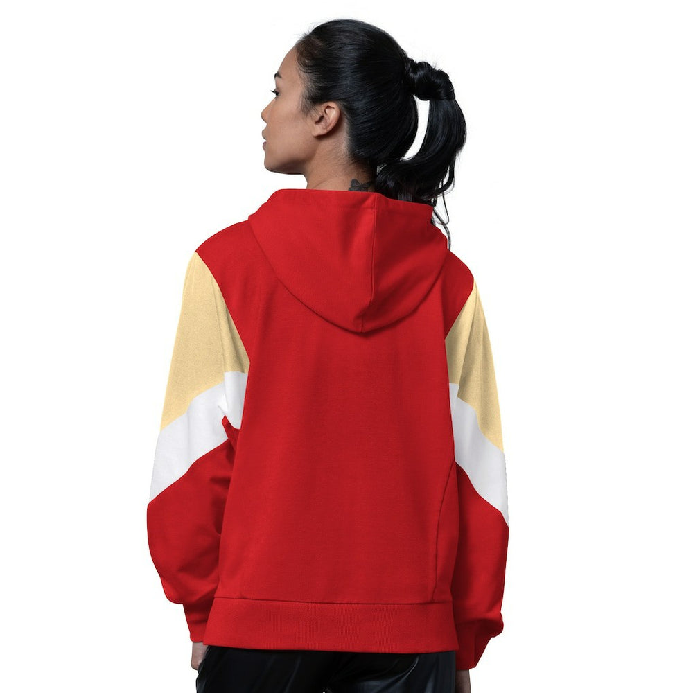 San Francisco 49ers Starter Women's Scrimmage Hoodie - Scarlet - NFL