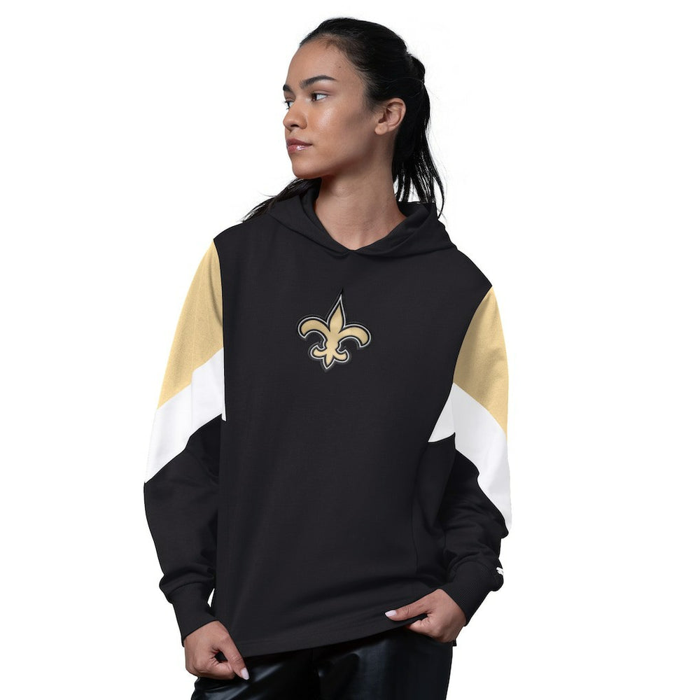 New Orleans Saints Starter Women's Scrimmage Hoodie - Black - NFL