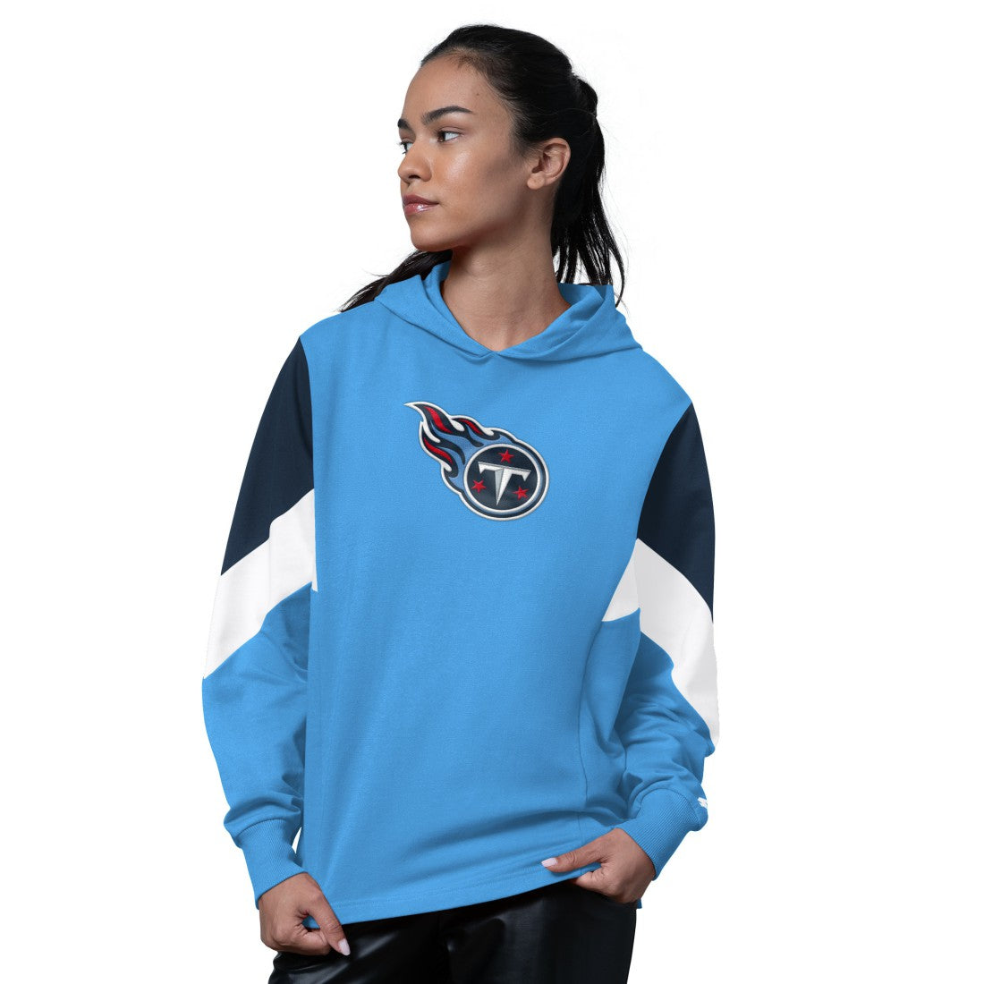 Tennessee Titans Starter Women's Scrimmage Hoodie - Light Blue - NFL