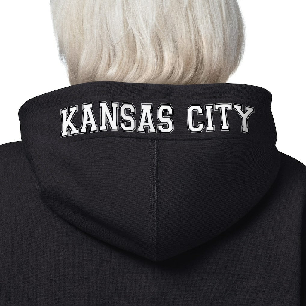 Kansas City Chiefs Starter Women's 4th Down Full-Zip Hoodie - Black - NFL