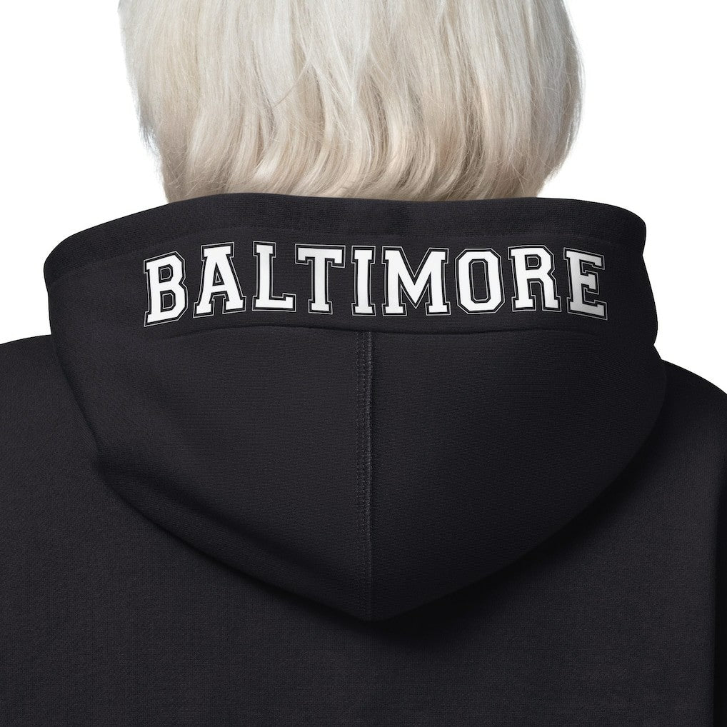 Baltimore Ravens Starter Women's 4th Down Full-Zip Hoodie - Black - NFL