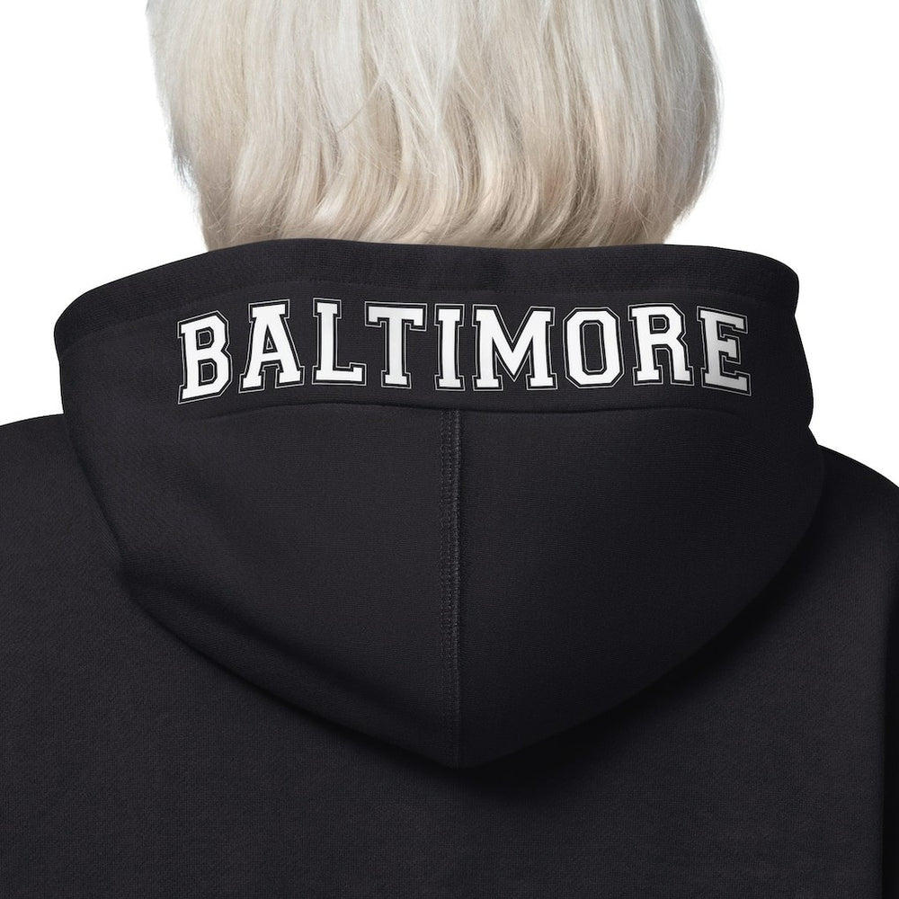Baltimore Ravens Starter Women's 4th Down Full-Zip Hoodie - Black - NFL