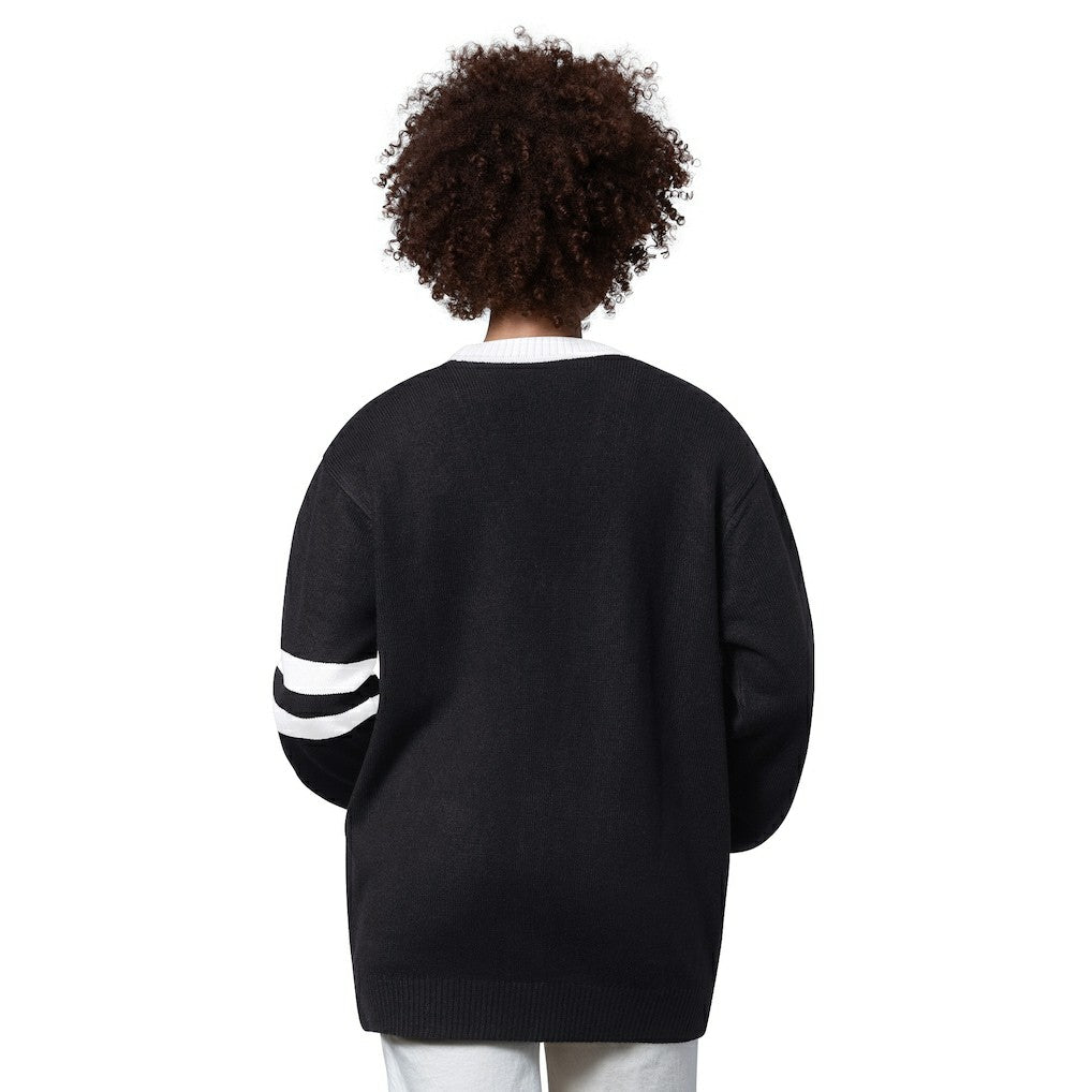 Kansas City Chiefs Starter Women's Back Shot Button-Up Cardigan - Black - NFL