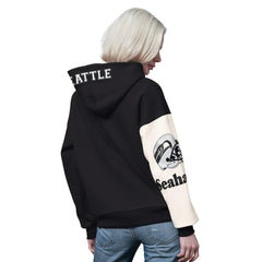 Seattle Seahawks Starter Women's 4th Down Full-Zip Hoodie - Black - NFL