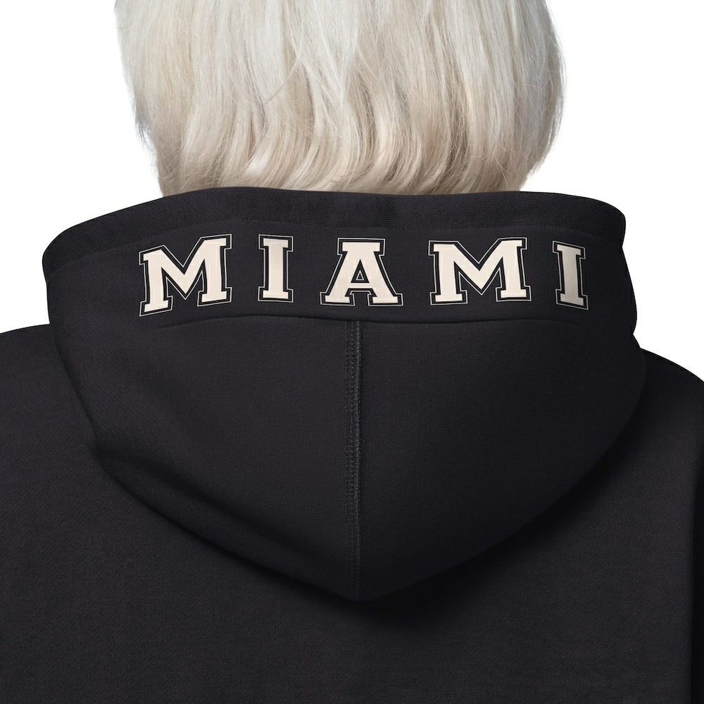 Miami Dolphins Starter Women's 4th Down Full-Zip Hoodie - Black - NFL