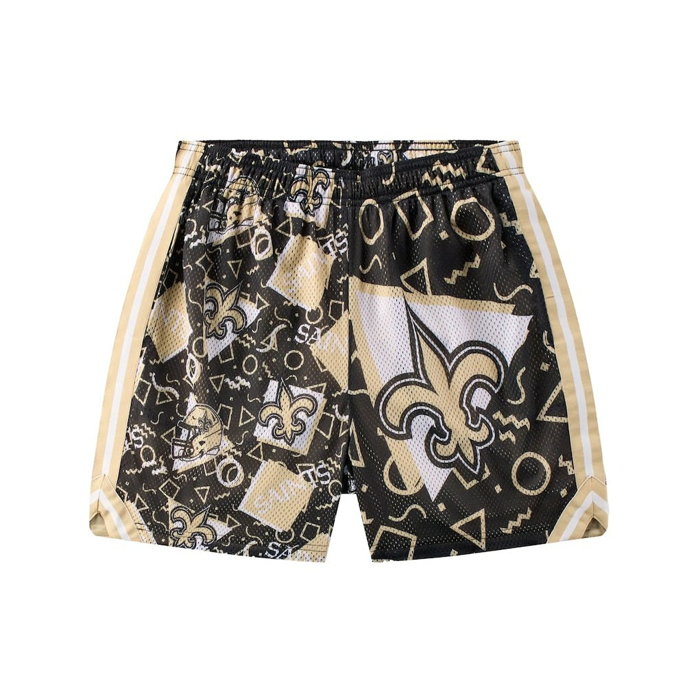 New Orleans Saints Chubbies Mesh Shorts - Black - NFL