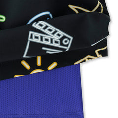 Los Angeles Rams Chubbies The Neon 5.5" Classic Lined Swim Trunks - Black - NFL