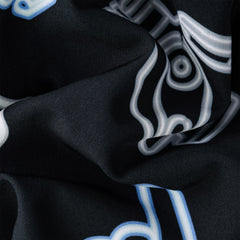 Detroit Lions Chubbies The Neon 5.5" Classic Lined Swim Trunks - Black - NFL