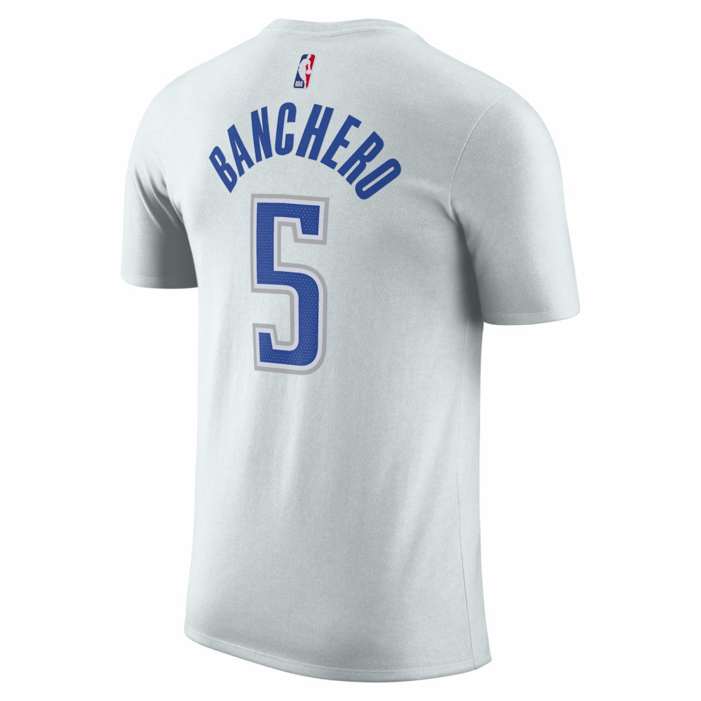 Nike Paolo Banchero Orlando Magic Unisex 2025/26 City Edition Name & Number T-Shirt Silver