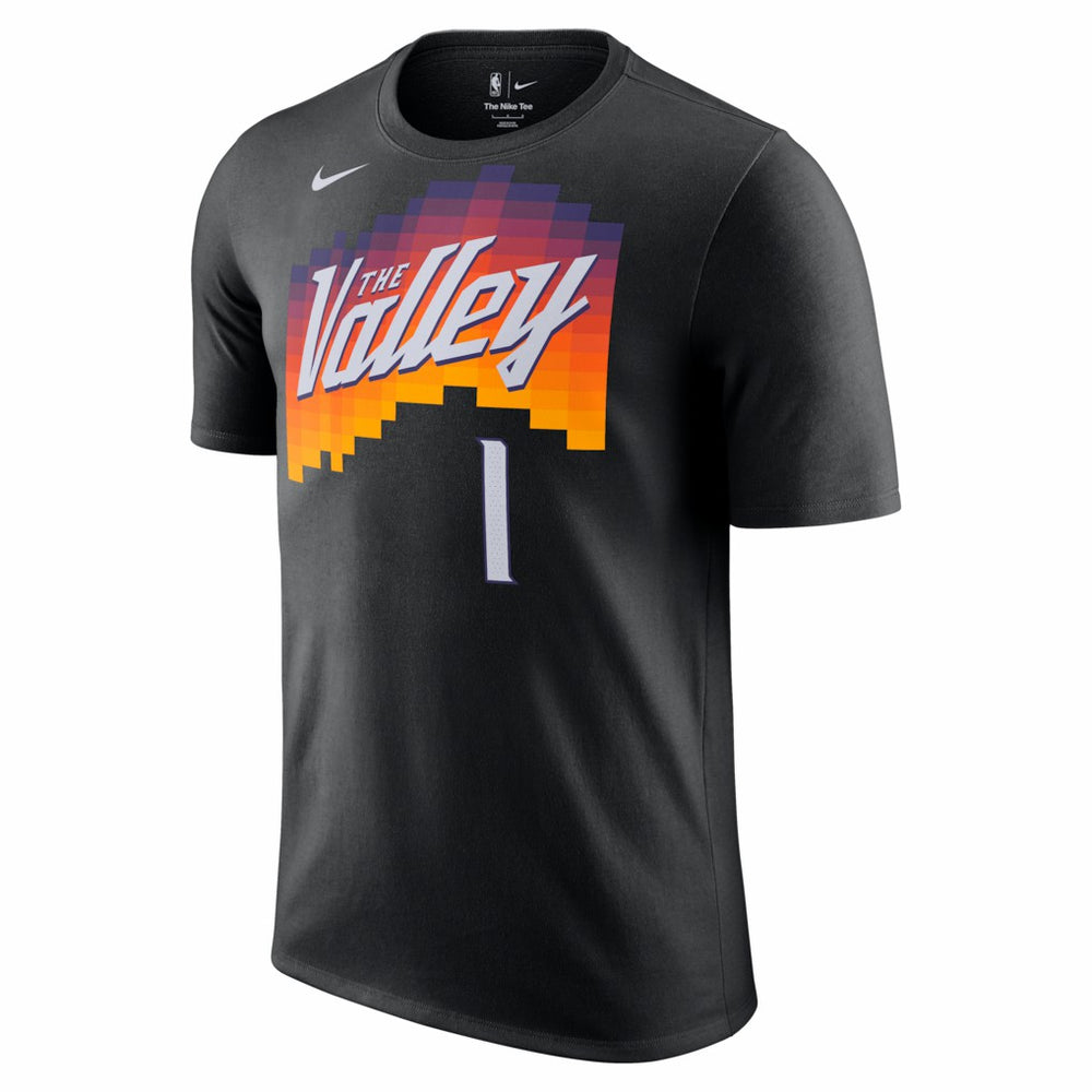 Nike Devin Booker Phoenix Suns Unisex 2025/26 City Edition Name & Number T-Shirt Black