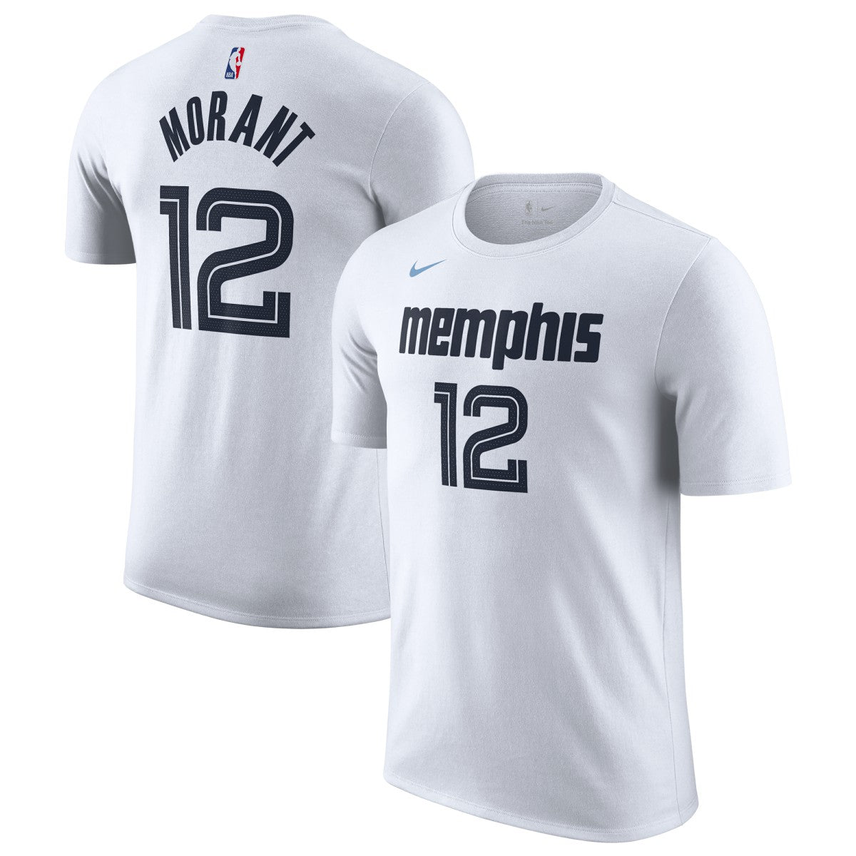 Nike Ja Morant Memphis Grizzlies Unisex 2025/26 City Edition Name & Number T-Shirt White