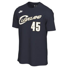 Nike Donovan Mitchell Cleveland Cavaliers Unisex Name & Number T-Shirt Classic Editi- Navy