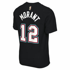 Nike Ja Morant Memphis Grizzlies Unisex Name & Number T-Shirt Classic Edition Black