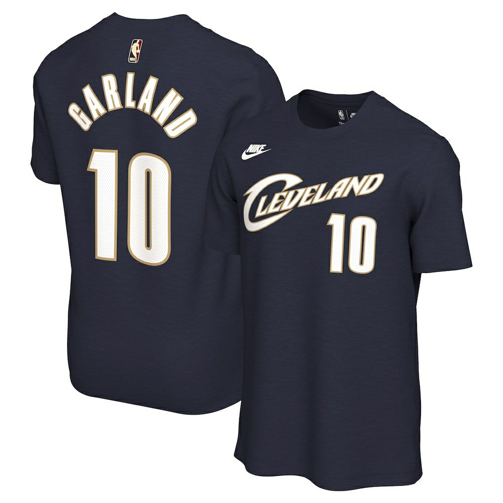 Nike Darius Garland Cleveland Cavaliers Unisex Name & Number T-Shirt Classic Editi- Navy