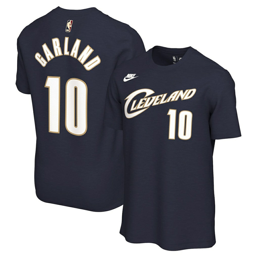 Nike Darius Garland Cleveland Cavaliers Unisex Name & Number T-Shirt Classic Editi- Navy