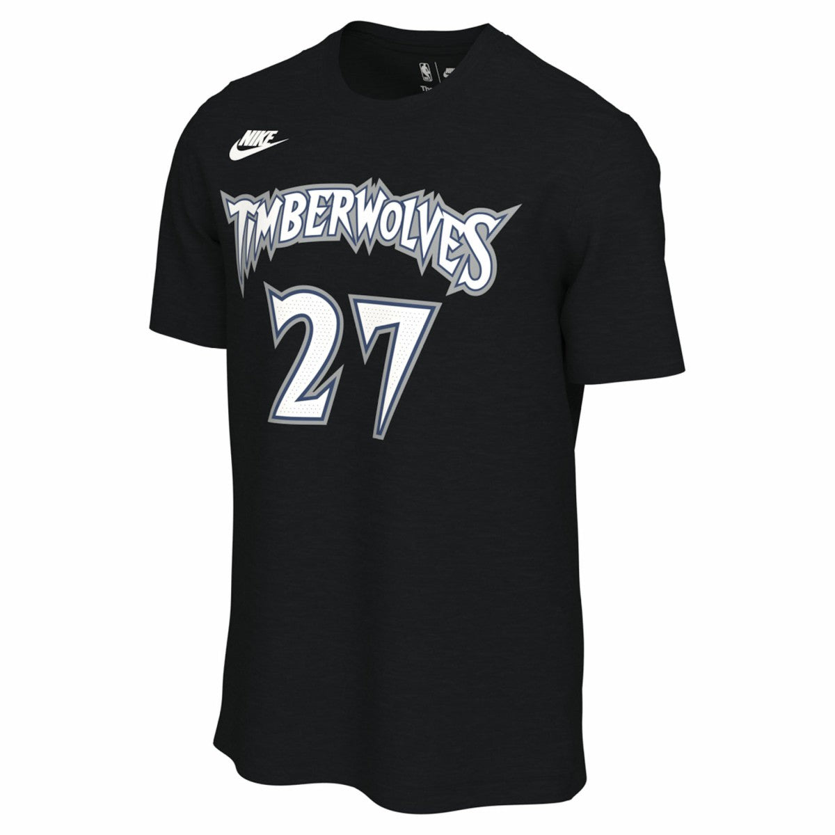 Nike Rudy Gobert Minnesota Timberwolves Unisex Name & Number T-Shirt Classic Edition Black