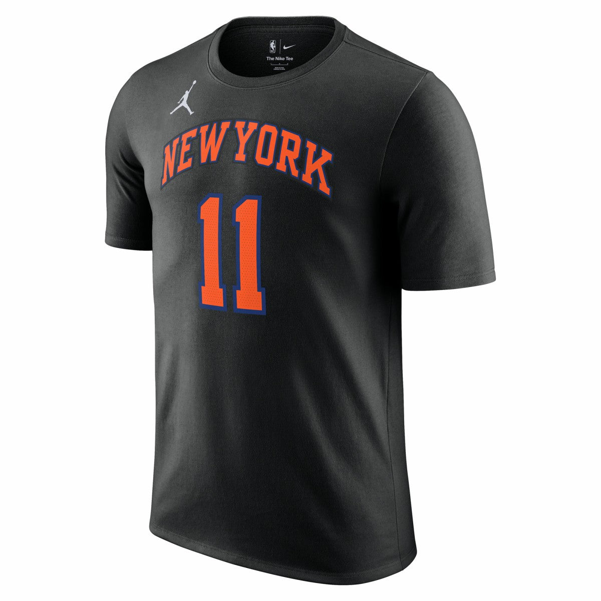 Jalen Brunson New York Knicks Jordan Brand Unisex Name & Number T-Shirt Statement Edition Black