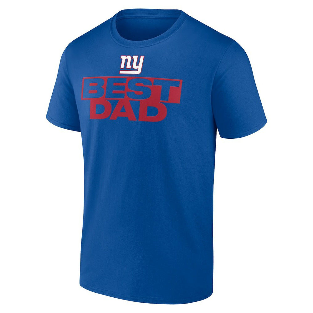 New York Giants Best Dad Father's Day T-Shirt - Royal - NFL