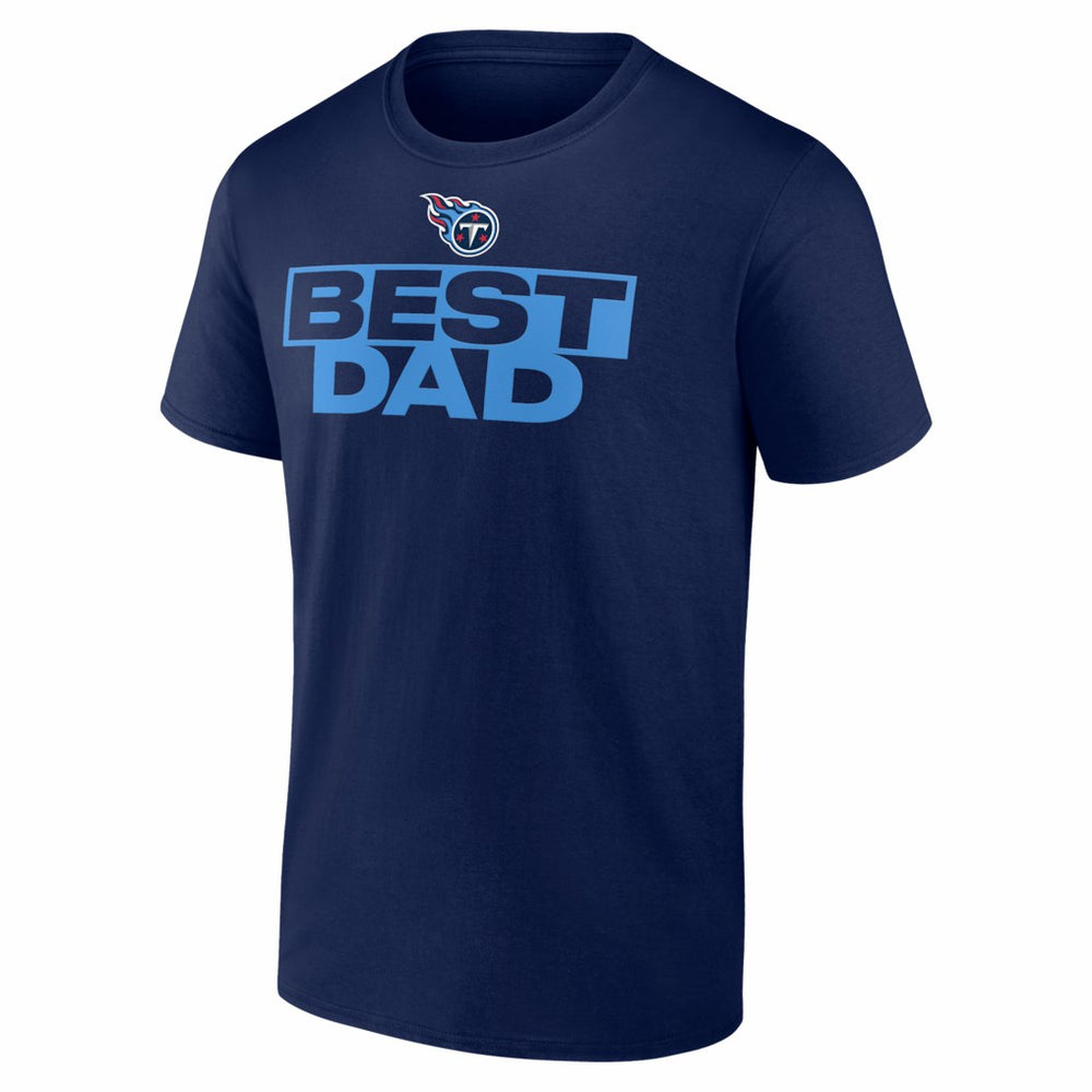 Tennessee Titans Best Dad Father's Day T-Shirt - Navy - NFL