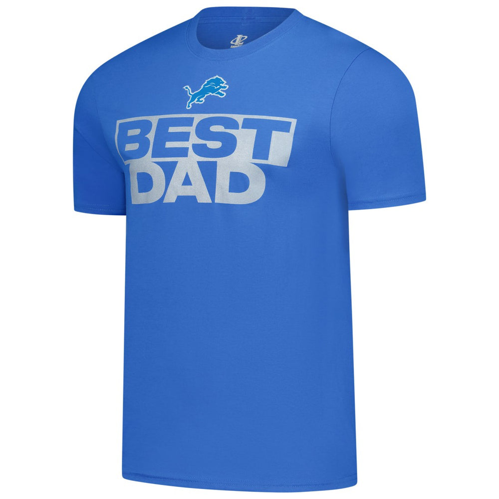 Detroit Lions Best Dad Father's Day T-Shirt - Blue - NFL