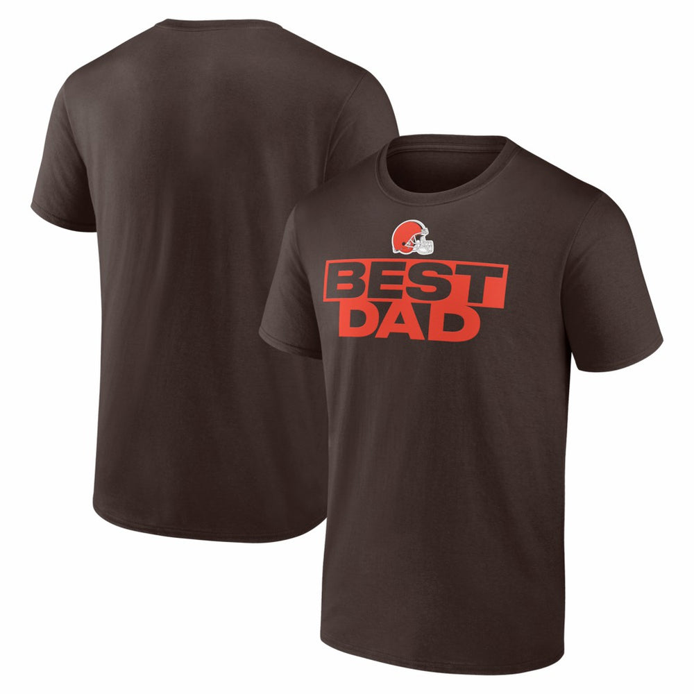 Cleveland Browns Best Dad Father's Day T-Shirt - Brown - NFL