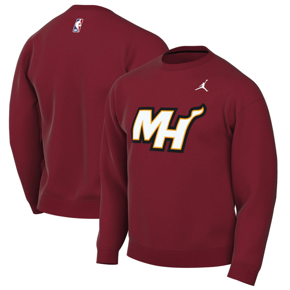 Miami Heat Jordan Brand Statement Edition Sweatshirt Red