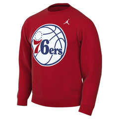 Philadelphia 76ers Jordan Brand Statement Edition Sweatshirt Red