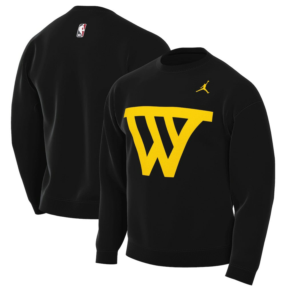Golden State Warriors Jordan Brand Statement Edition Sweatshirt Black