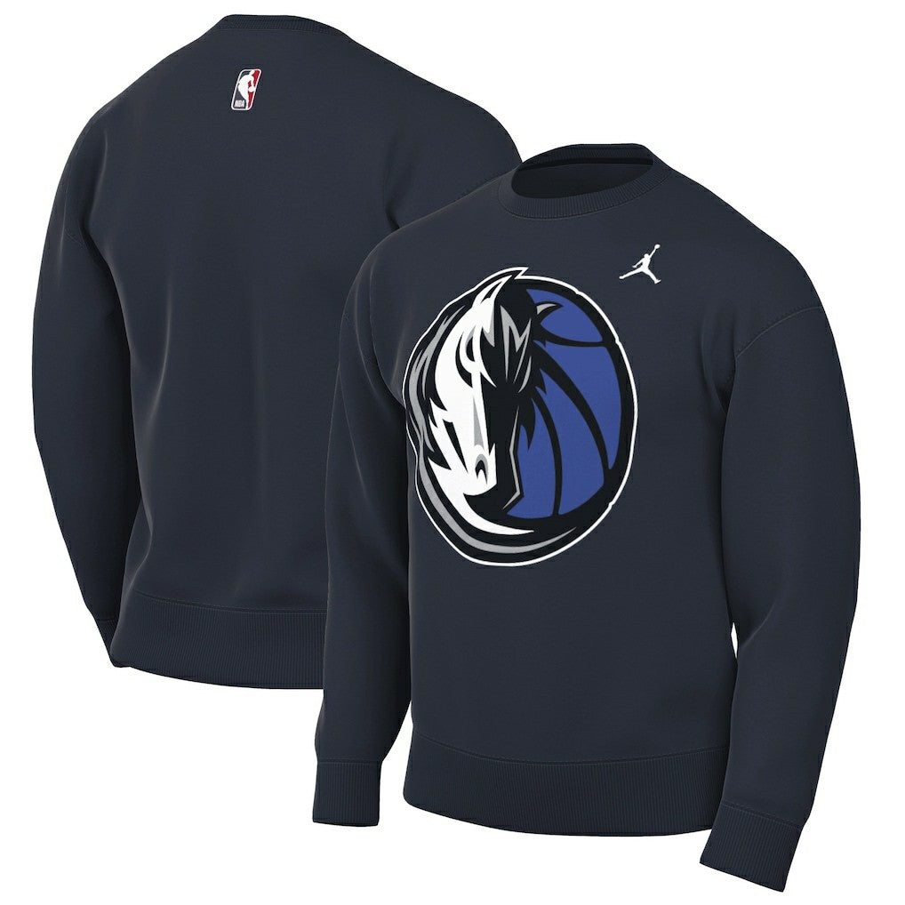 Dallas Mavericks Jordan Brand Statement Edition Sweatshirt Navy
