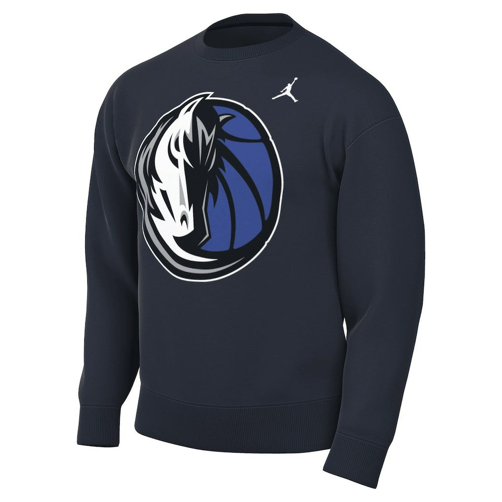 Dallas Mavericks Jordan Brand Statement Edition Sweatshirt Navy