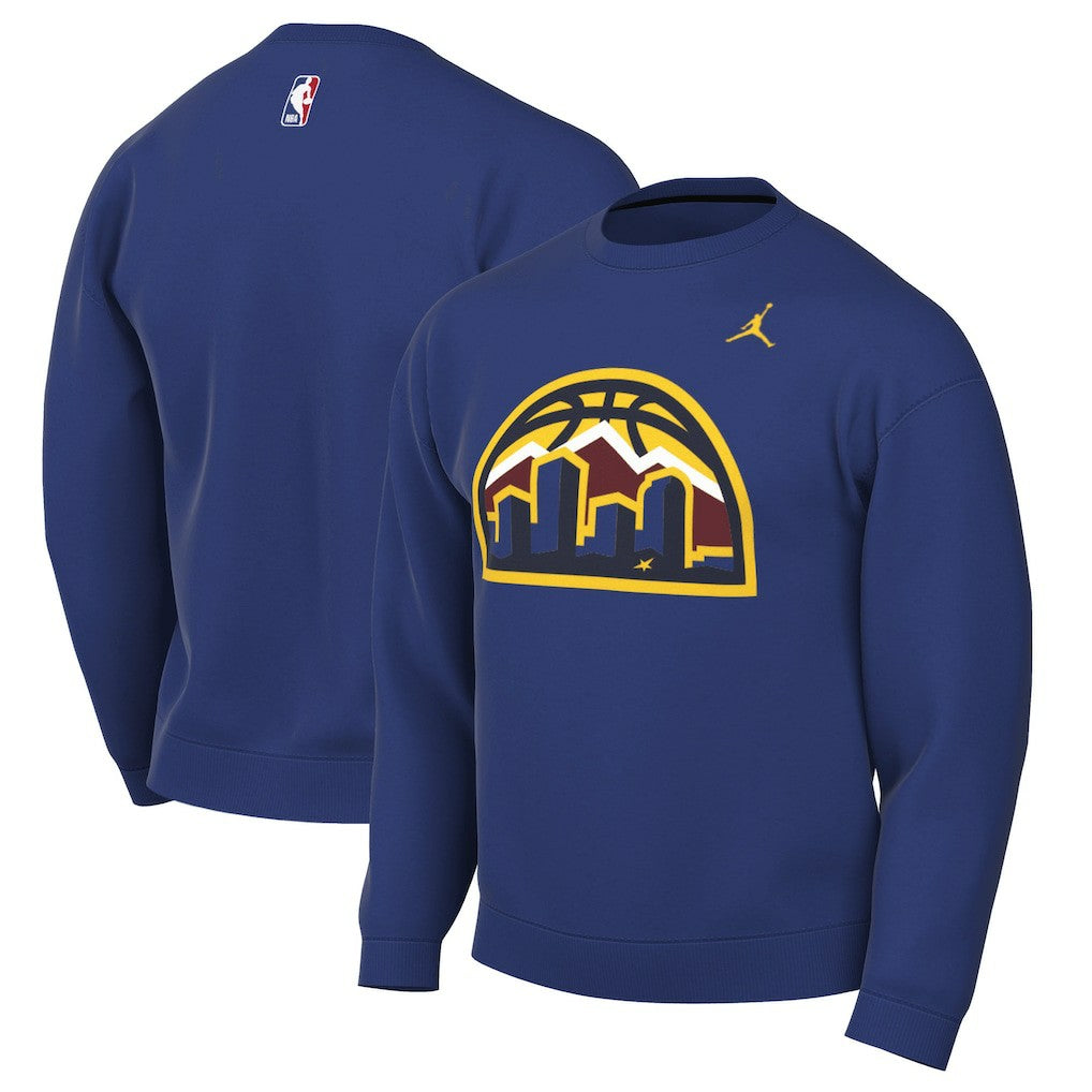 Denver Nuggets Jordan Brand Statement Edition Sweatshirt Blue