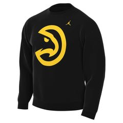 Atlanta Hawks Jordan Brand Statement Edition Sweatshirt Black