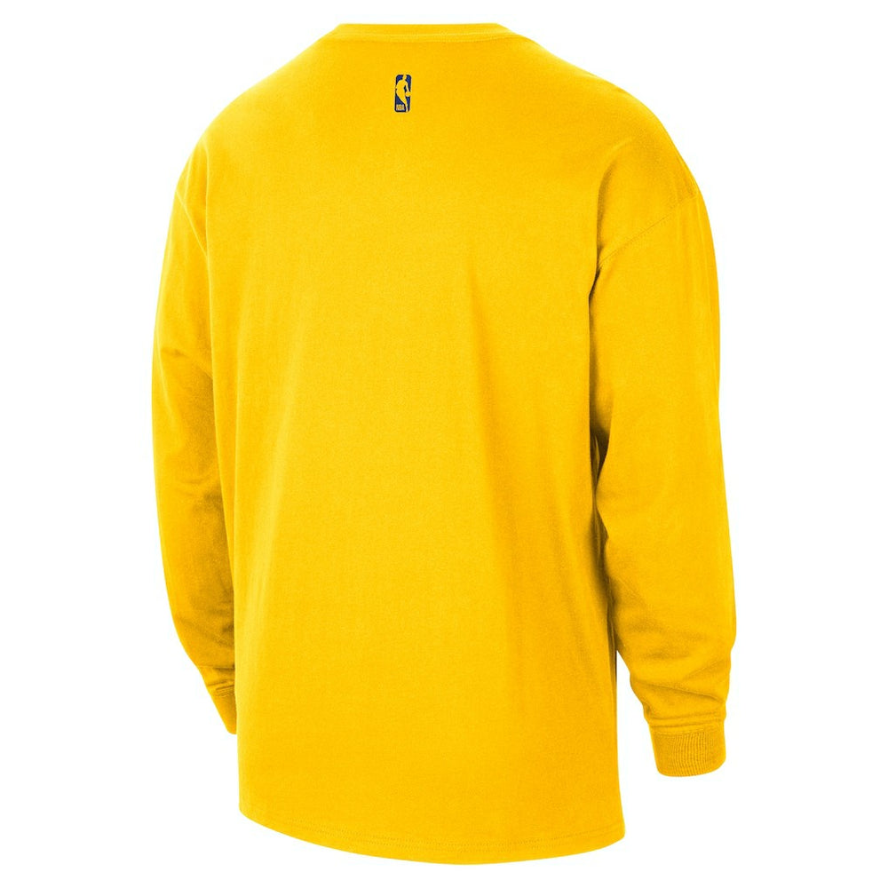 Charlotte Hornets Jordan Brand 2025/26 City Edition Remix Essential Logo Long Sleeve T-Shirt Yellow
