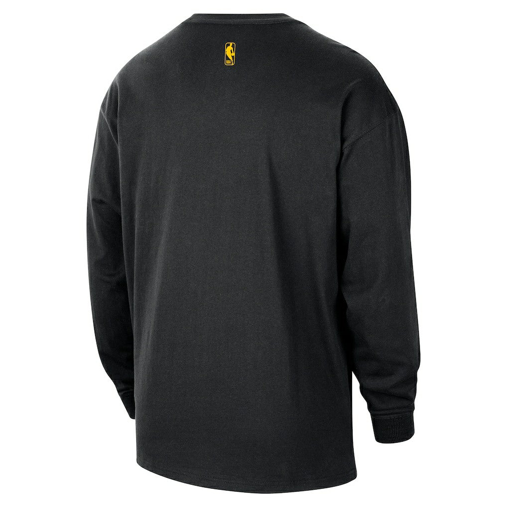 Nike Denver Nuggets 2025/26 City Edition Remix Essential Logo Long Sleeve T-Shirt Black