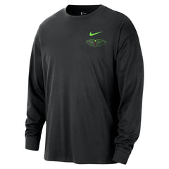 Nike New Orleans Pelicans 2025/26 City Edition Remix Essential Logo Long Sleeve T-Shirt Black