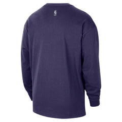 Nike Sacramento Kings 2025/26 City Edition Remix Essential Logo Long Sleeve T-Shirt Purple