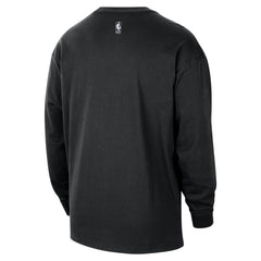 Nike Toronto Raptors 2025/26 City Edition Remix Essential Logo Long Sleeve T-Shirt Black