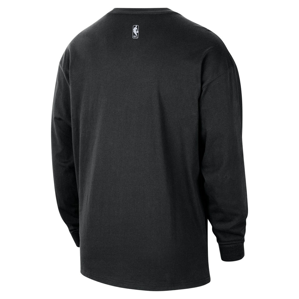 Nike Portland Trail Blazers 2025/26 City Edition Remix Essential Logo Long Sleeve T-Shirt Black