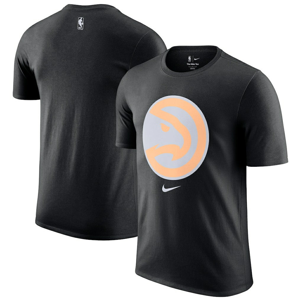 Nike Atlanta Hawks 2025/26 City Edition Remix Essential Logo T-Shirt Black
