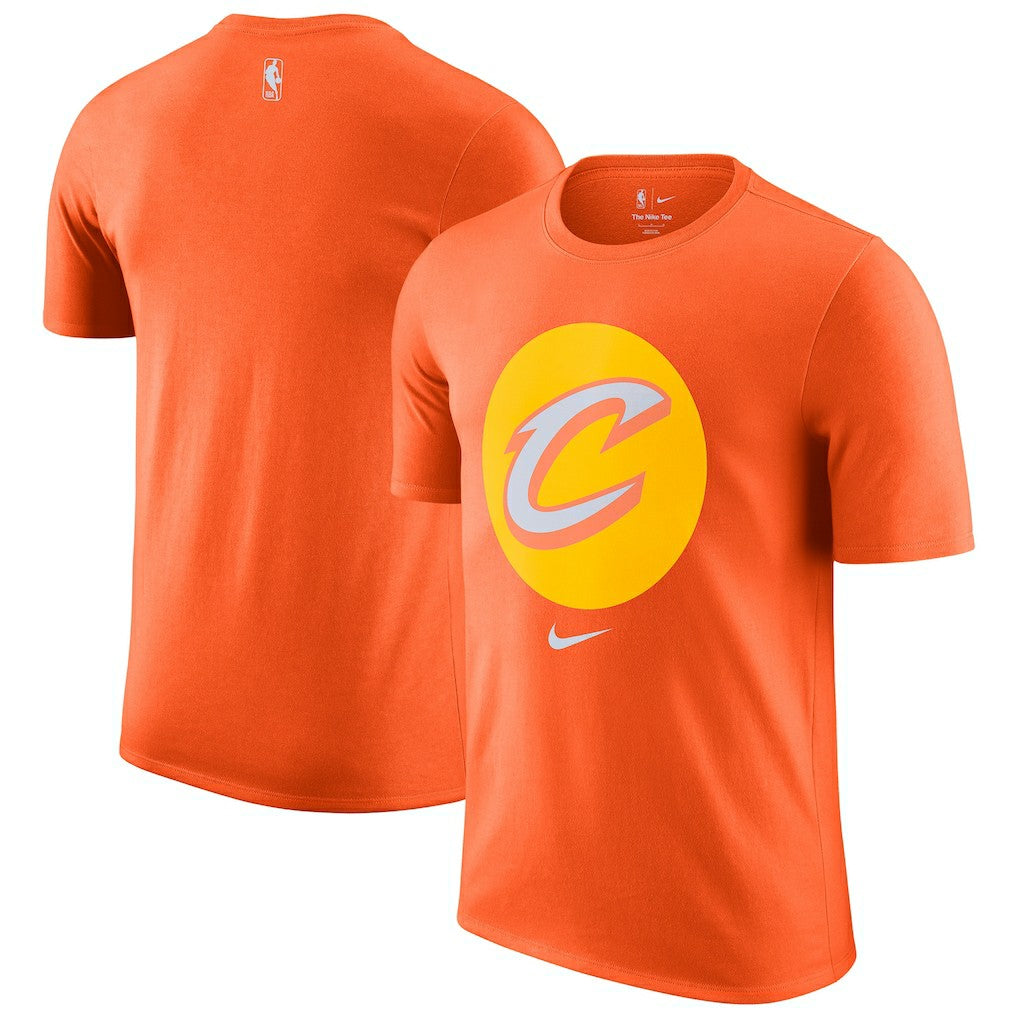 Nike Cleveland Cavaliers 2025/26 City Edition Remix Essential Logo T-Shirt Orange