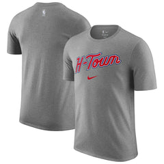 Nike Houston Rockets 2025/26 City Edition Remix Essential Logo T-Shirt Heather Gray