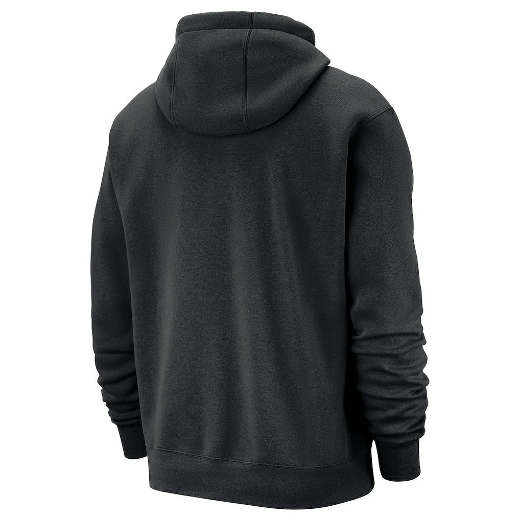 Nike Brooklyn Nets 2025/26 City Edition Essential Logo Remix Hoodie Black