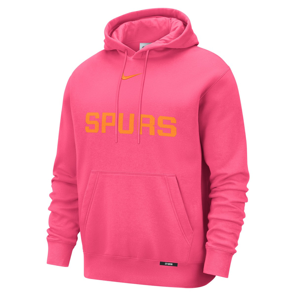 Nike San Antonio Spurs 2025/26 City Edition Essential Logo Remix Hoodie Pink