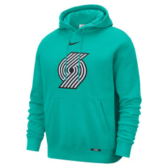Nike Portland Trail Blazers 2025/26 City Edition Essential Logo Remix Hoodie Green