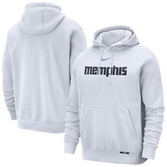 Nike Memphis Grizzlies 2025/26 City Edition Essential Remix Club Hoodie White