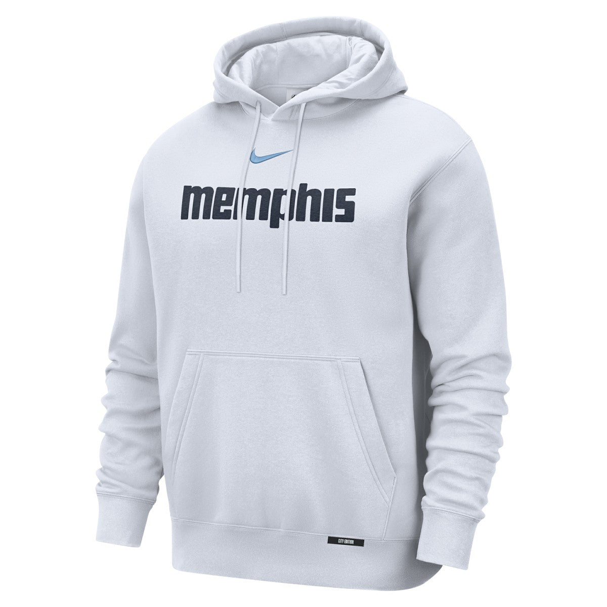 Nike Memphis Grizzlies 2025/26 City Edition Essential Remix Club Hoodie White