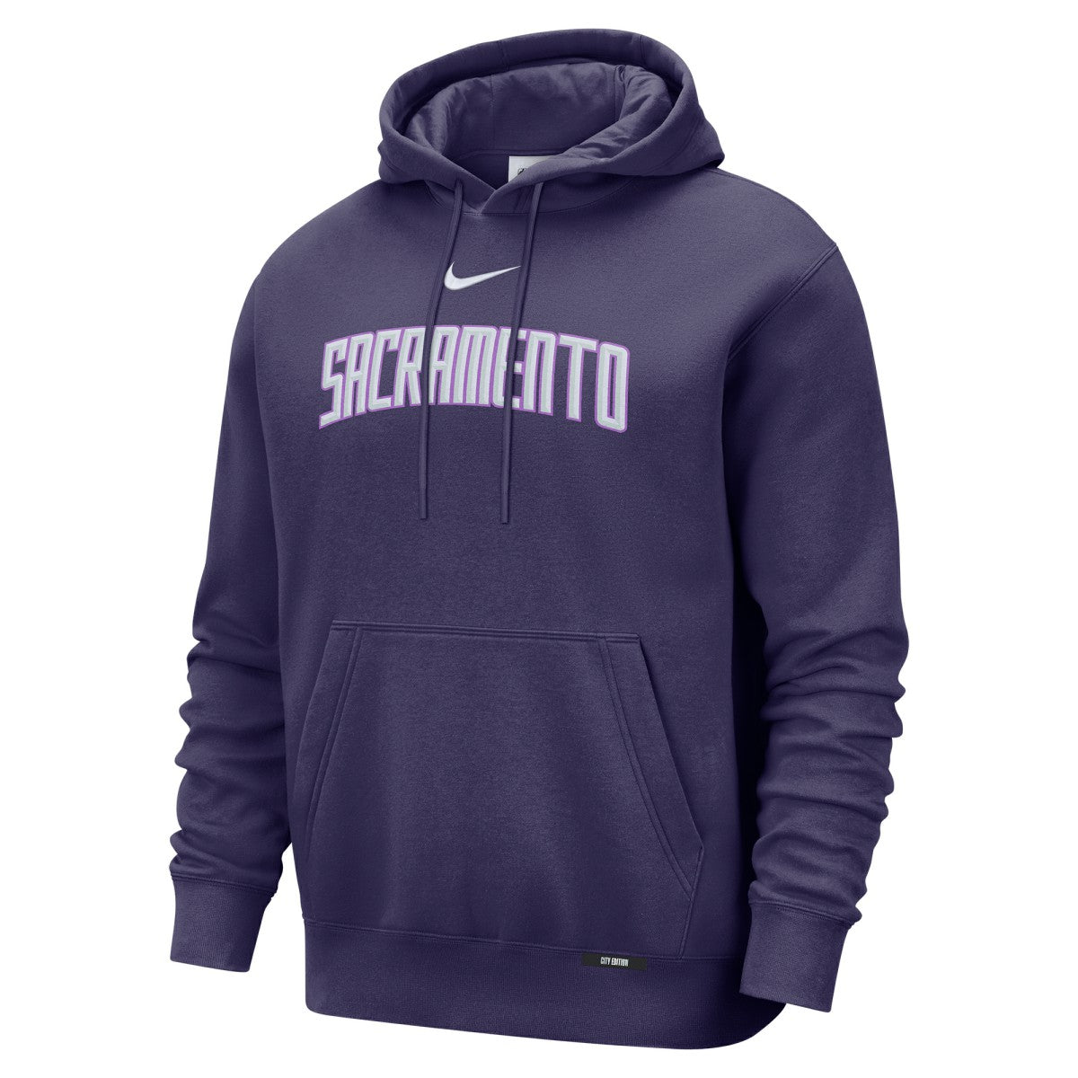 Nike Sacramento Kings 2025/26 City Edition Essential Remix Club Hoodie Purple