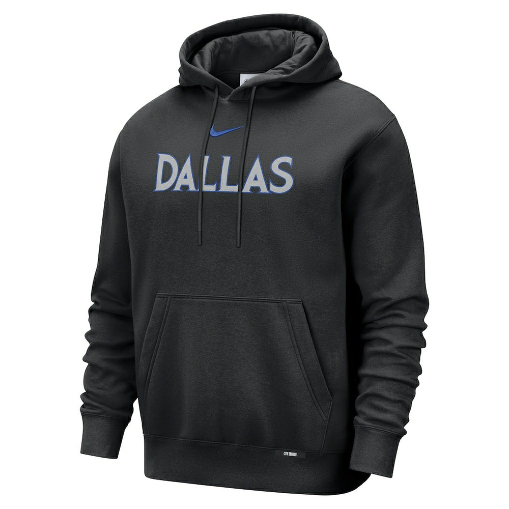 Nike Dallas Mavericks 2025/26 City Edition Essential Remix Club Hoodie Black