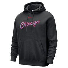 Nike Chicago Bulls 2025/26 City Edition Essential Remix Club Hoodie Black